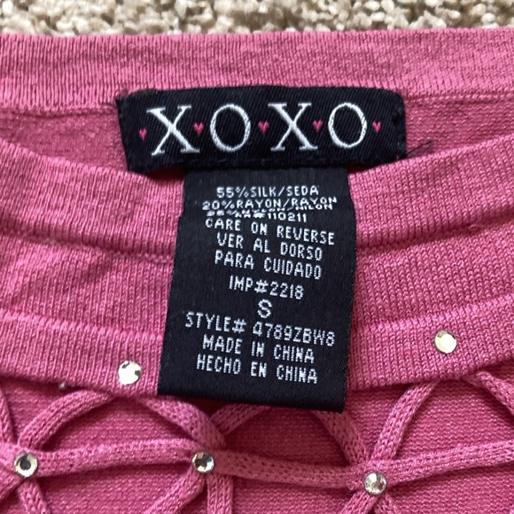 Xoxo 3/4 length sleeve top size s - Picture 2 of 4